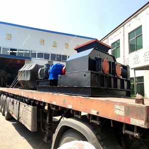 2PGC600x750直聯雙齒輥破碎機發(fā)往廣東